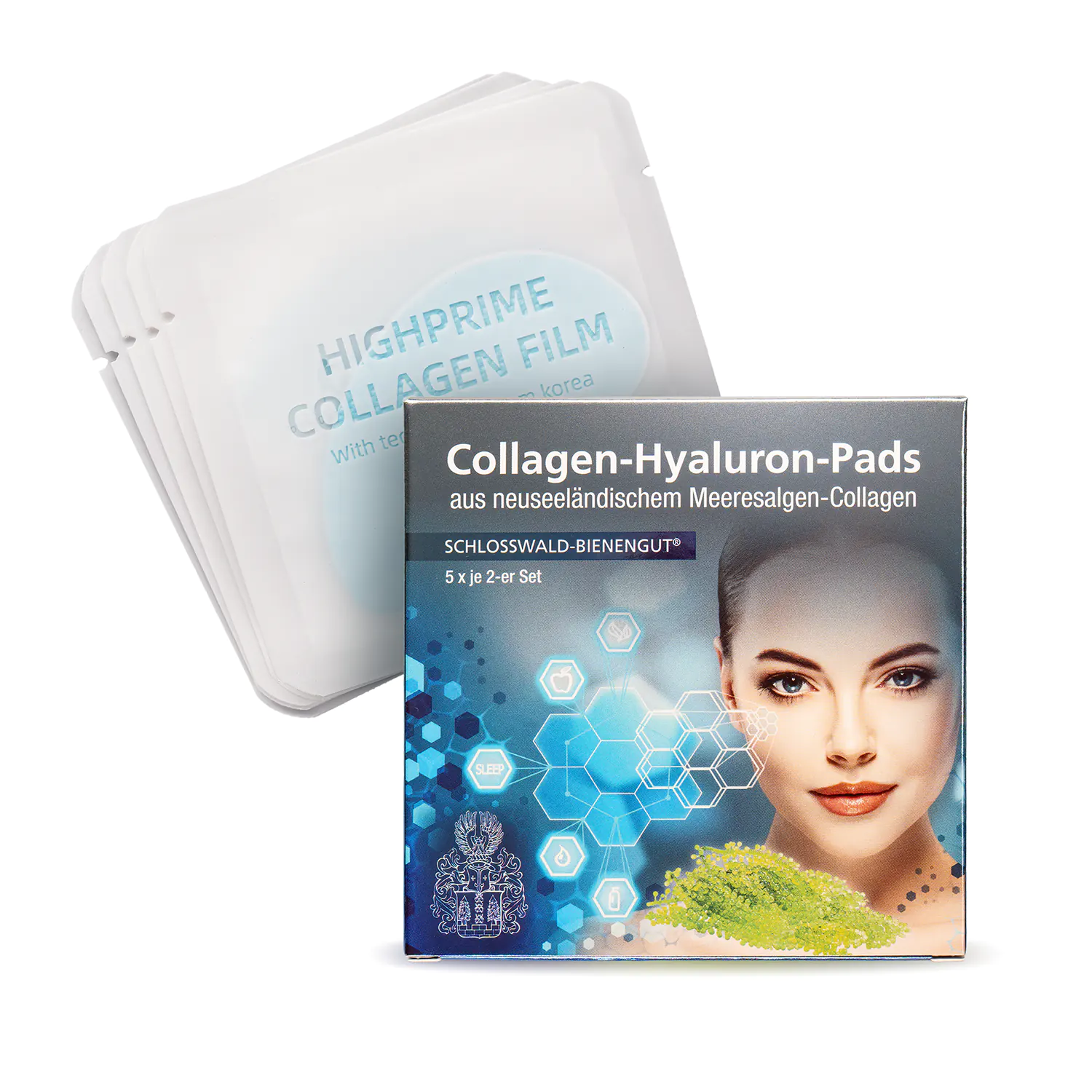 SCHLOßWALD-BIENENGUT - Collagen-Hyaluron-Pads – Bild 2