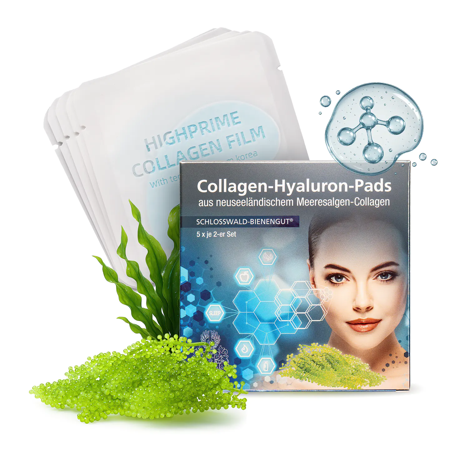SCHLOßWALD-BIENENGUT - Collagen-Hyaluron-Pads